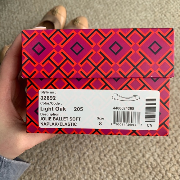 Tory Burch Jolie Ballet Soft Flats Light Oak - Picture 10 of 11